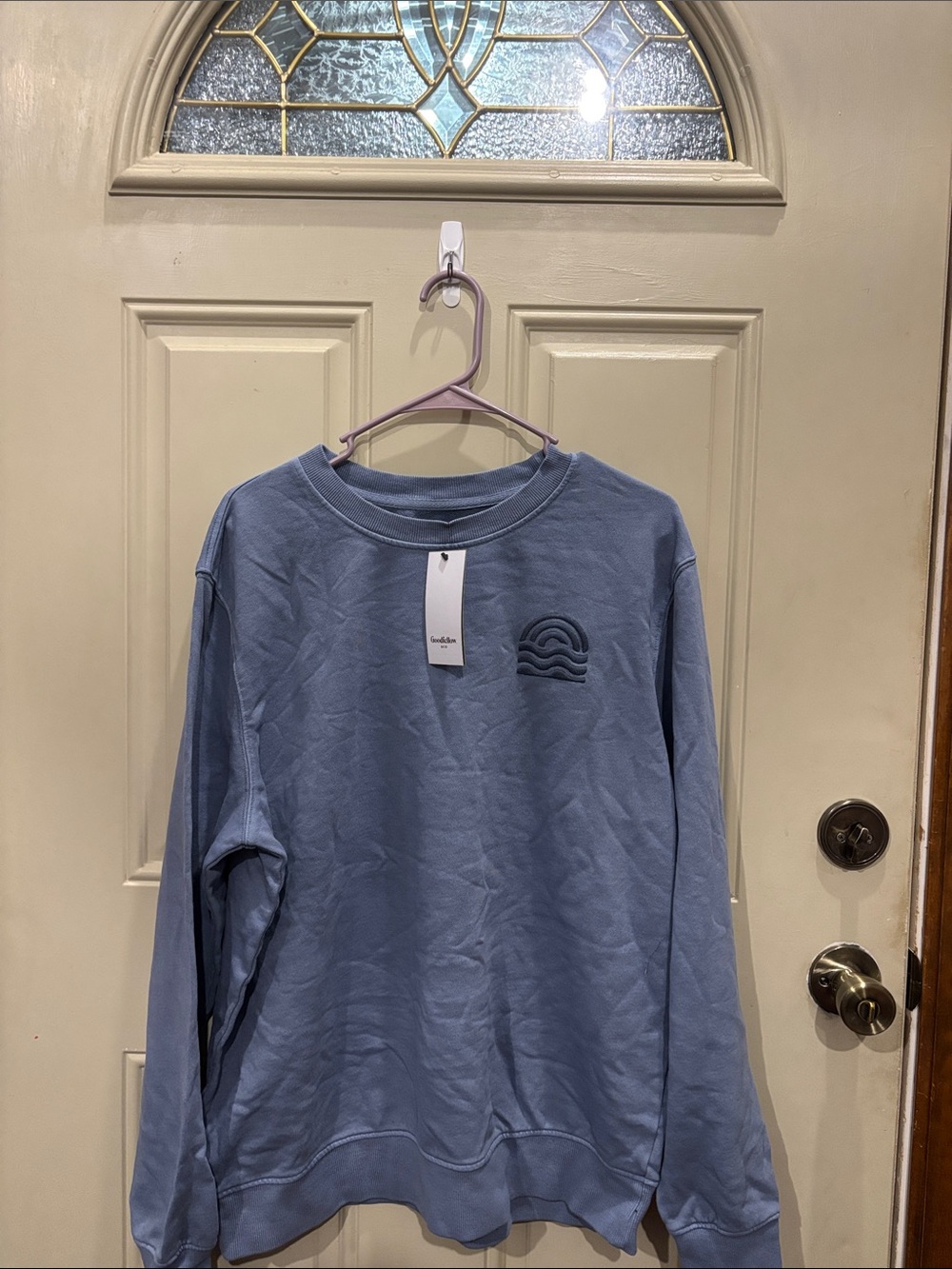 Goodfellow & Co Light Blue Crewneck Sweatshirt